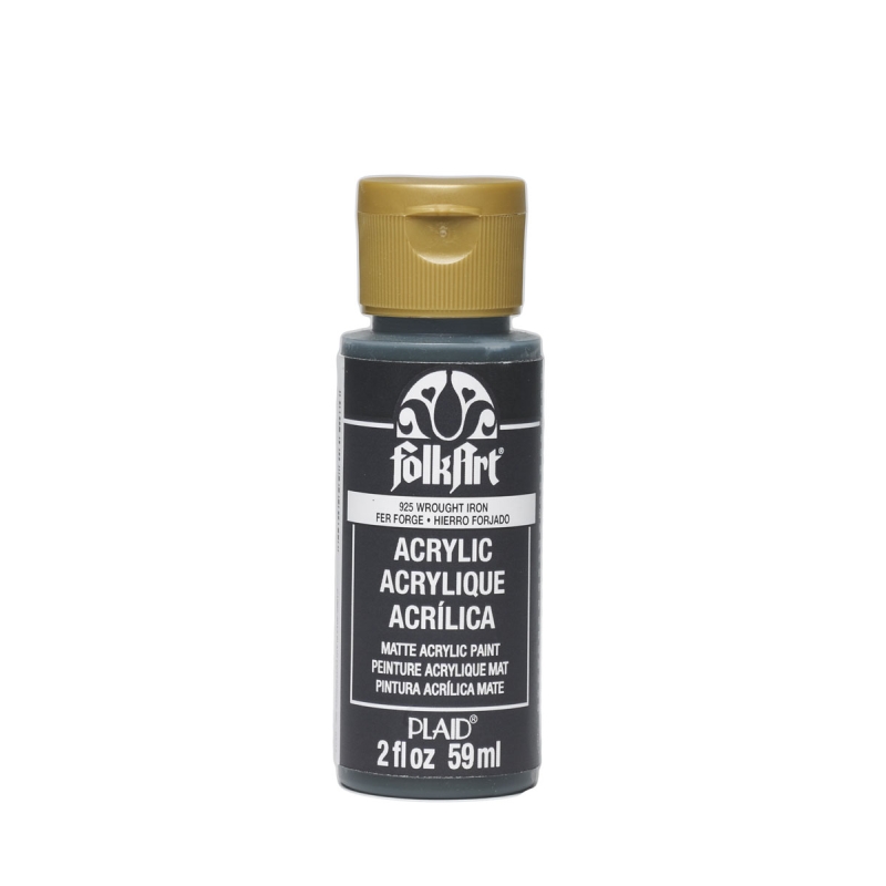 FolkArt Acrylic Paint - Wrought Iron (2oz)