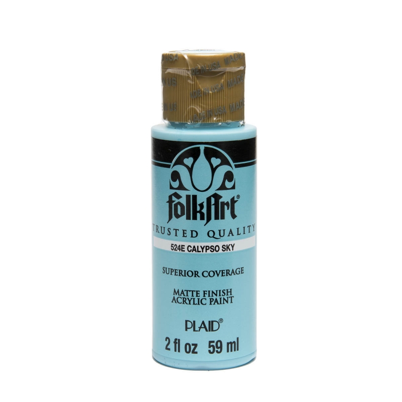 FolkArt Acrylic Paint - Calypso Sky (2oz)