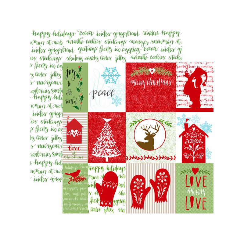 Home for Christmas Tags Paper1 Sheet