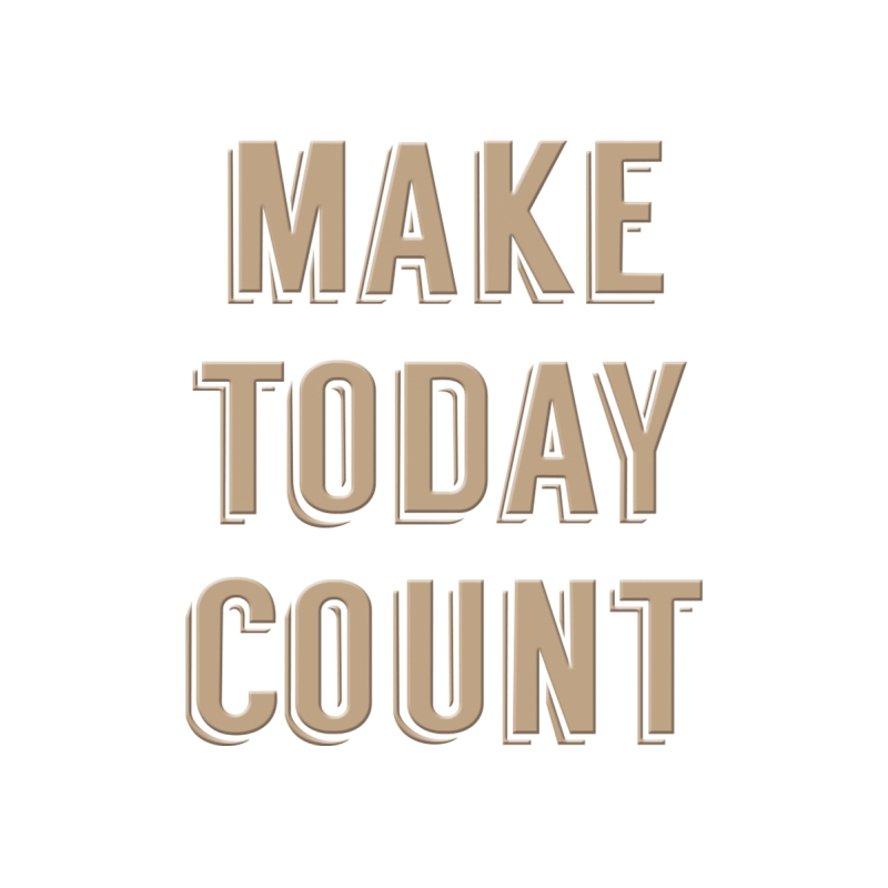 Spellbinders - Make Today Count Glimmer Plate