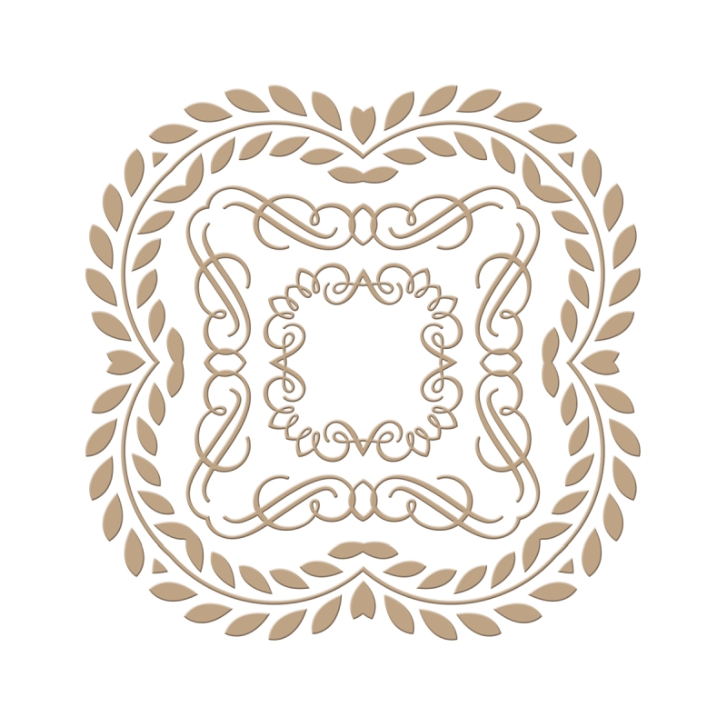 Spellbinders Glimmer Plate - Elegant Square 