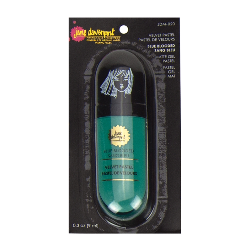 Spellbinders - Jane Davenport Velvet Pastel Blue Blooded Matte Gel Pastel Turquoise