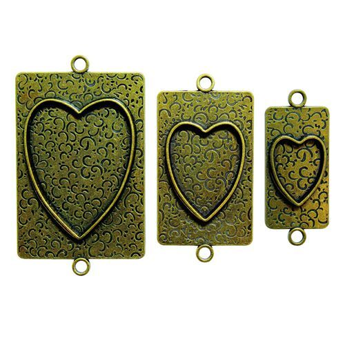 Spellbinders - Hearts Two - Bronze