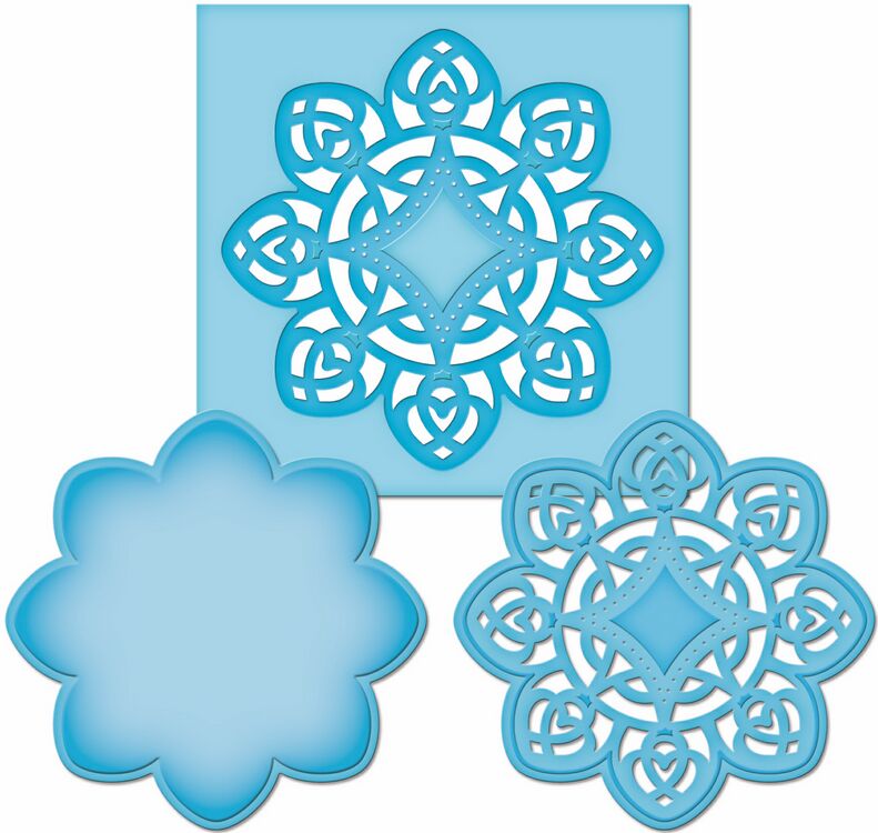 Spellbinders Die D-Lites - Medallion Four