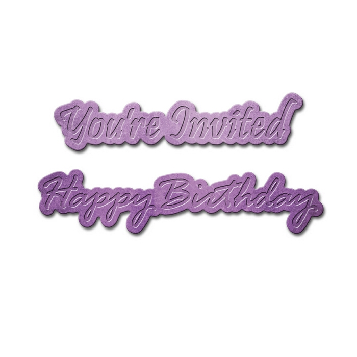 Spellbinders Die D-Lites - Sentiments 8