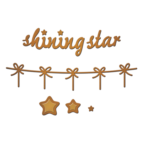 Spellbinders Die D-Lites - Shinning Star