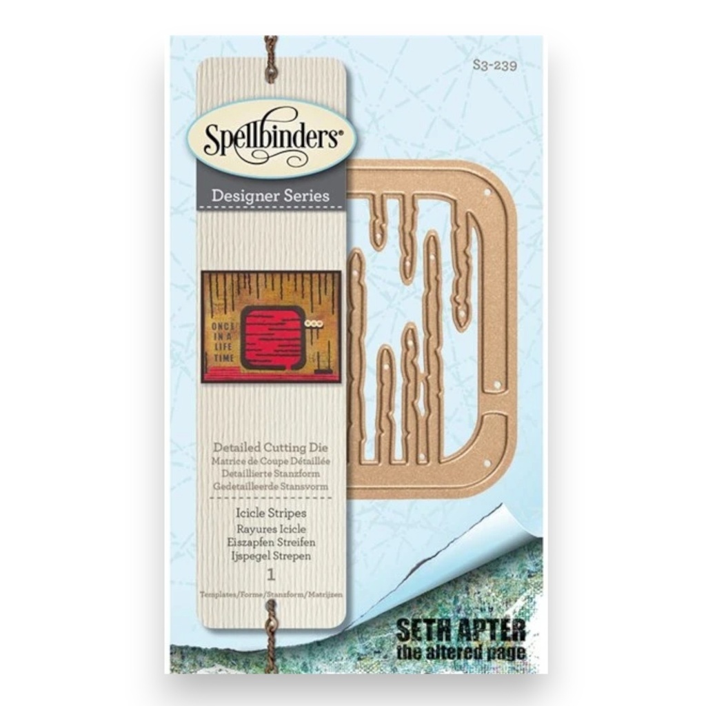 Spellbinders Seth Apter - Icicle Stripes Die