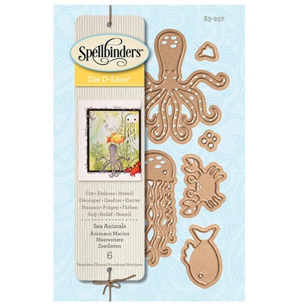 Spellbinders Die D-Lites - Sea Animals