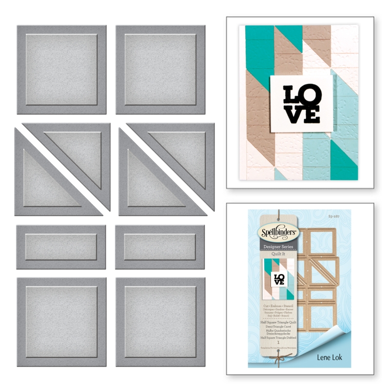 Spellbinders Die D-Lites - Half Square Triangle Quilt