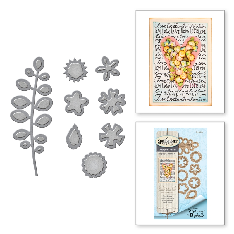 Spellbinders Shapeabilities - Bitty Posies 
