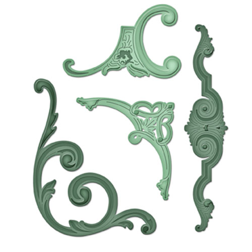 Spellbinders - Gold Corbels And Accents