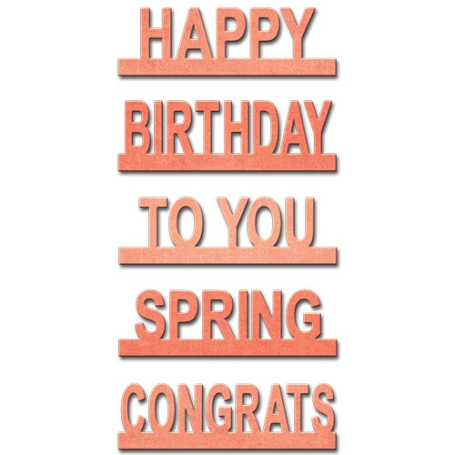 Spellbinders Shapeabilities Bordered Sentiments