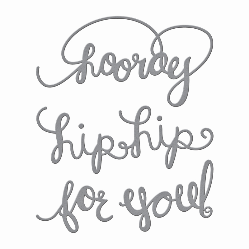 Spellbinders Designer Series - Hip Hip Hooray