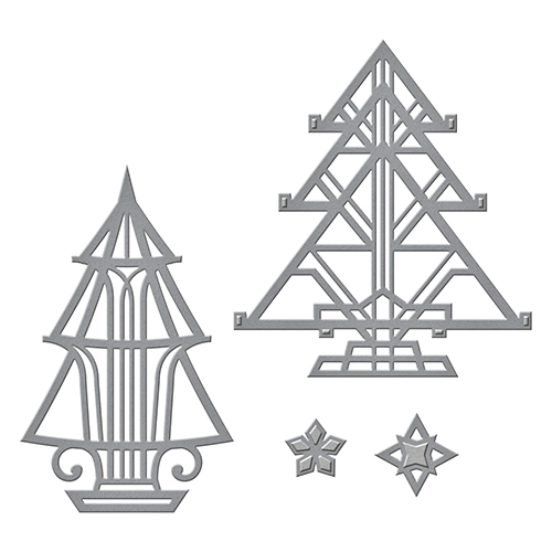 Spellbinders - Art Deco Trees