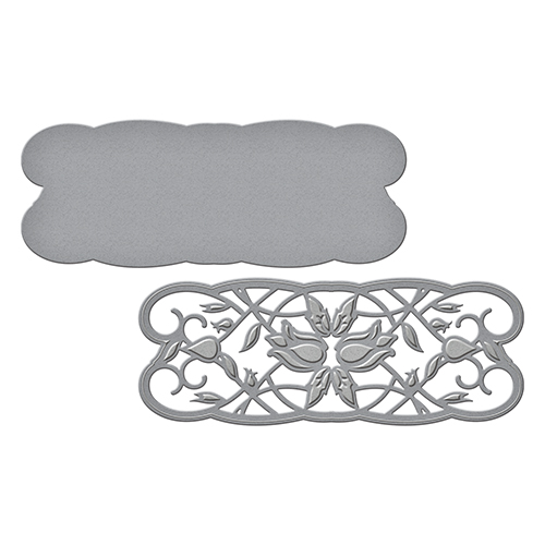 Spellbinders - Floral Swirls Strip