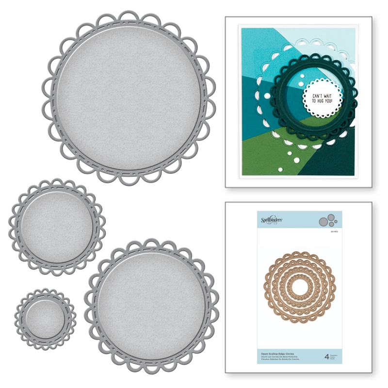 Spellbinders - Open Scallop Edge Circles