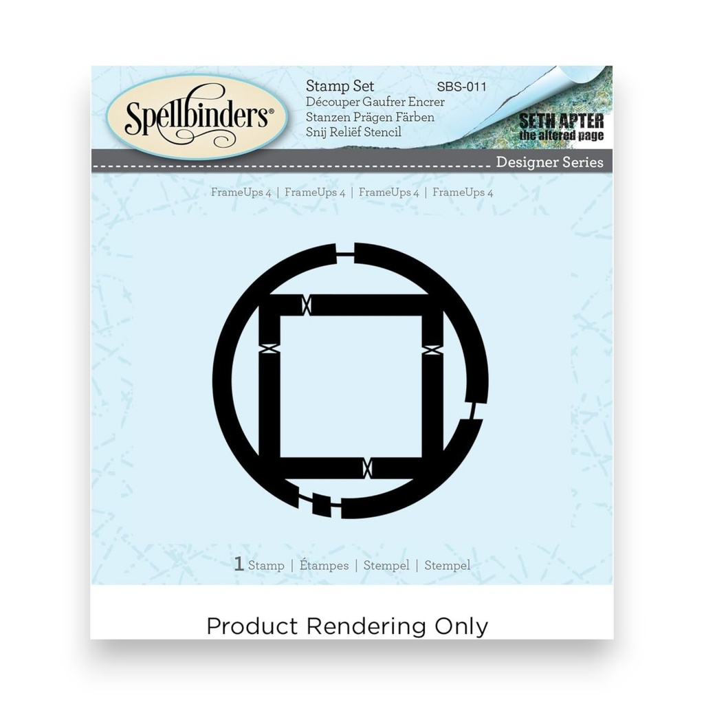 Spellbinders Seth Apter - FrameUps 4 Rubber Stamp