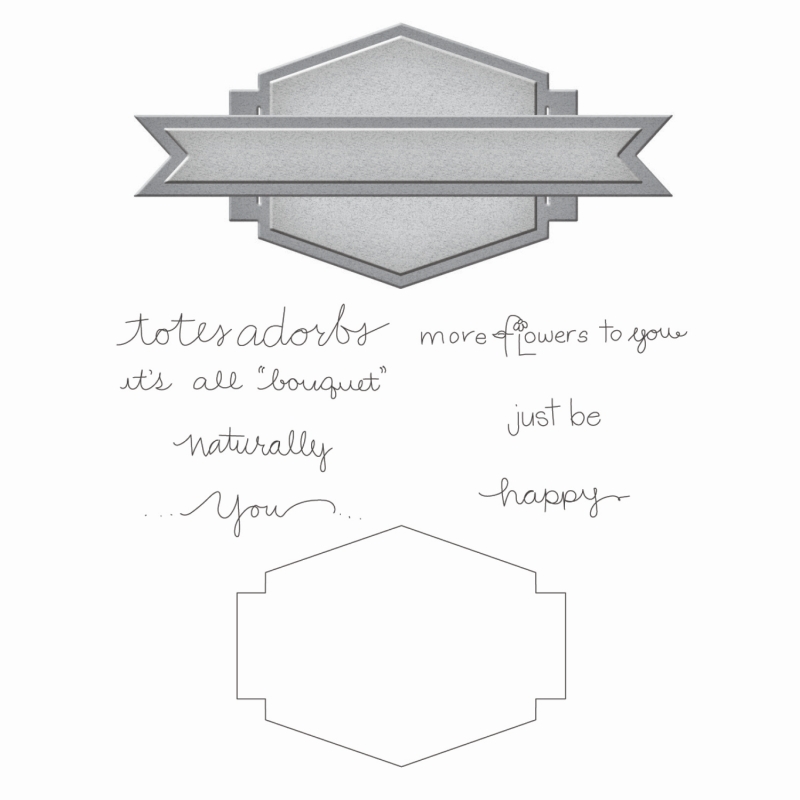 Spellbinders Stamp & Die Set - Totally You