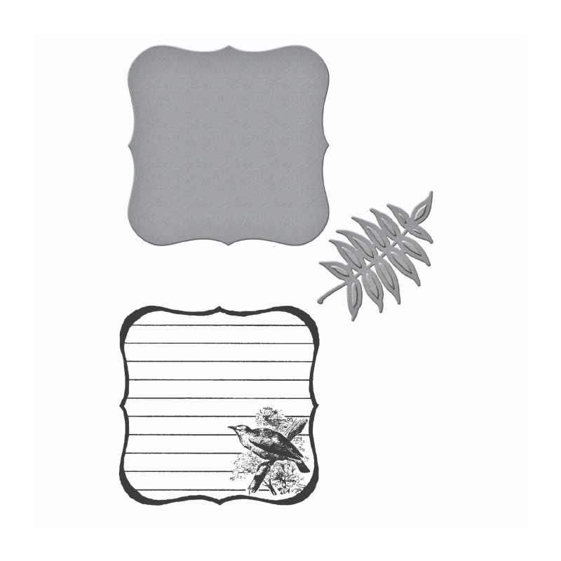 Spellbinders Stamp & Die Set - A Birdie Told Me