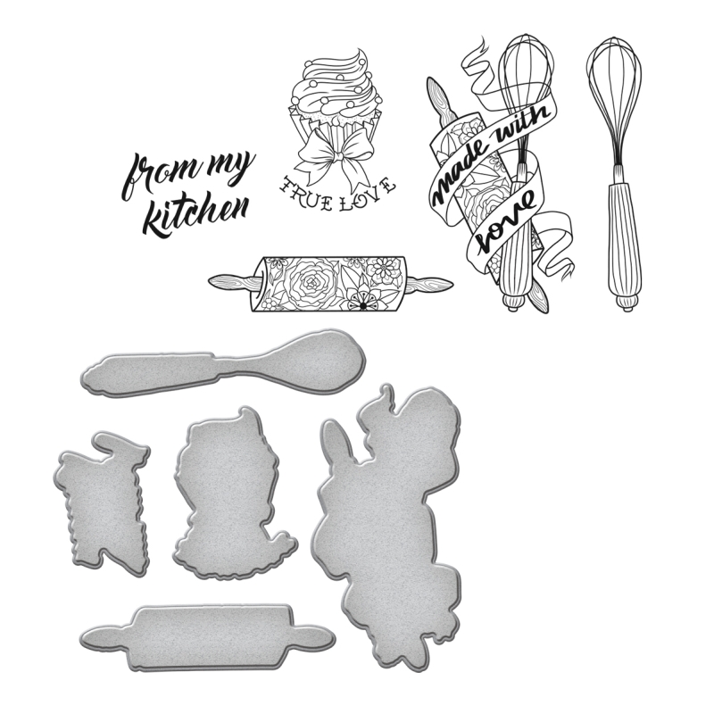 Spellbinders Stamp & Die Set - Kitchen Collection