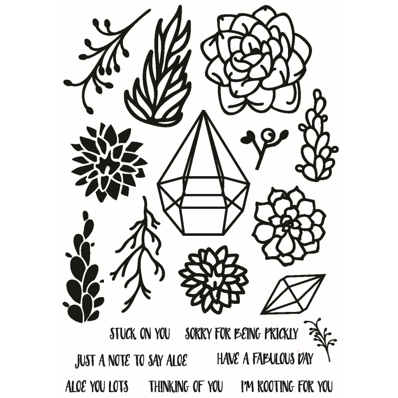 Sharon Callis Sensational Succulents Stamp Set