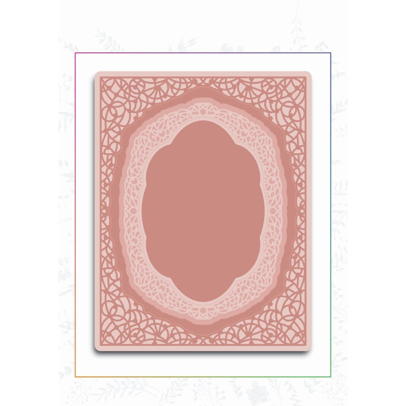 Sharon Callis Vintage Lace Nesting Dies - Honey Silk Lace