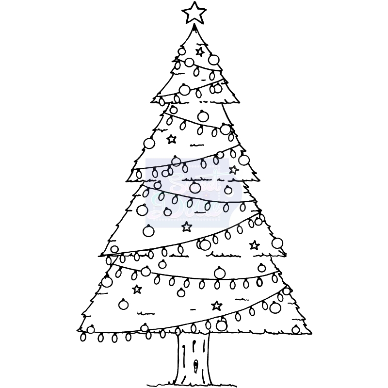 Sweet Dixie Oh Christmas Tree stamp set by Sharon Callis
