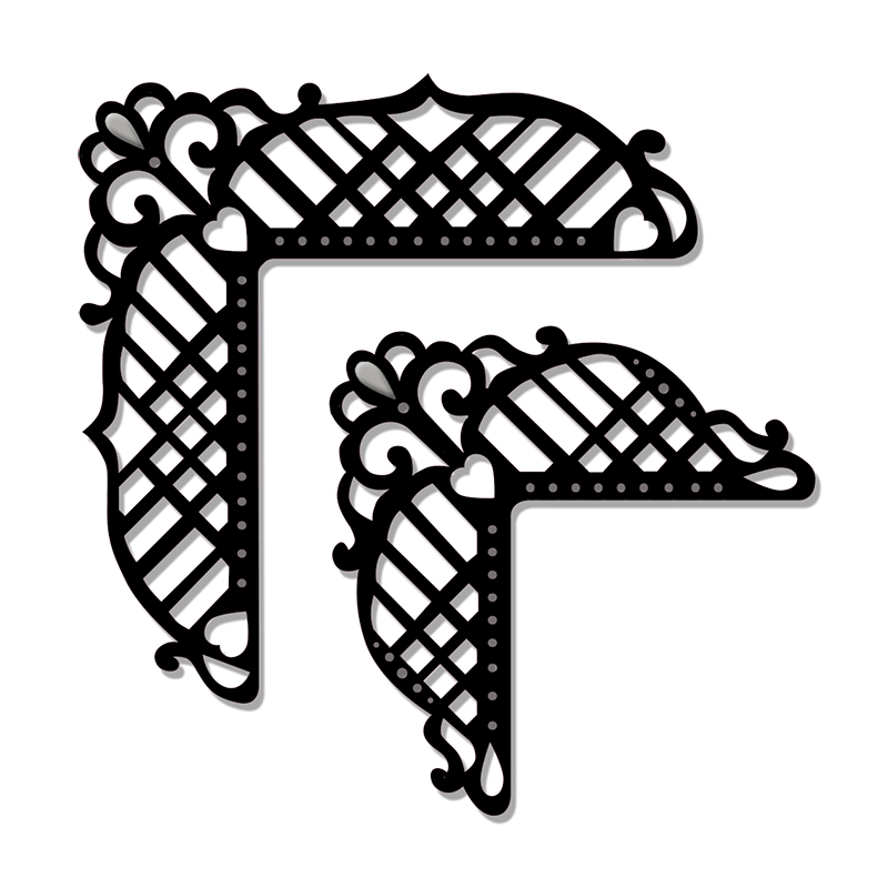 Sweet Dixie Lattice Corners Sweet die set