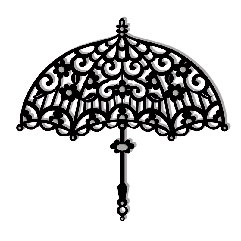 Sweet Dixie Filigree Parasol die set
