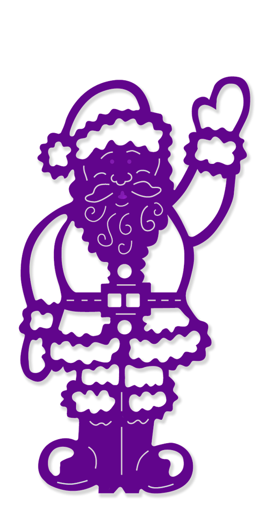 Sweet Dixie Santa die set