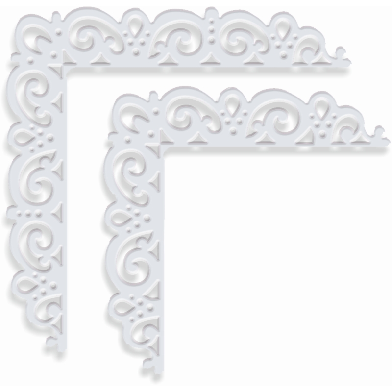 Sweet Dixie Swirl Corners die set