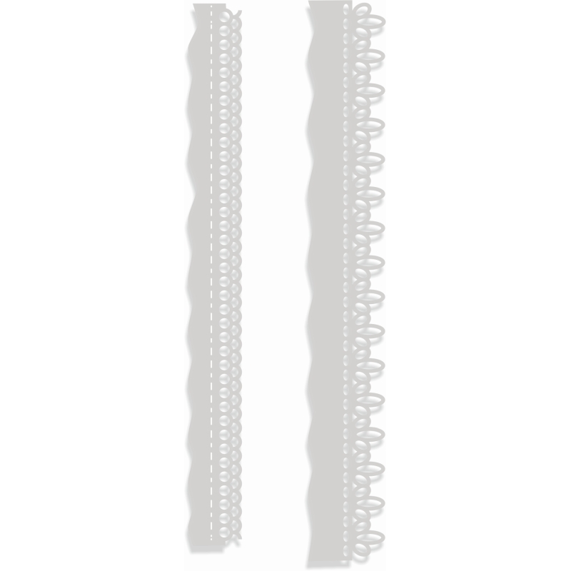 Sweet Dixie Dainty Frills Borders die set by Sharon Callis