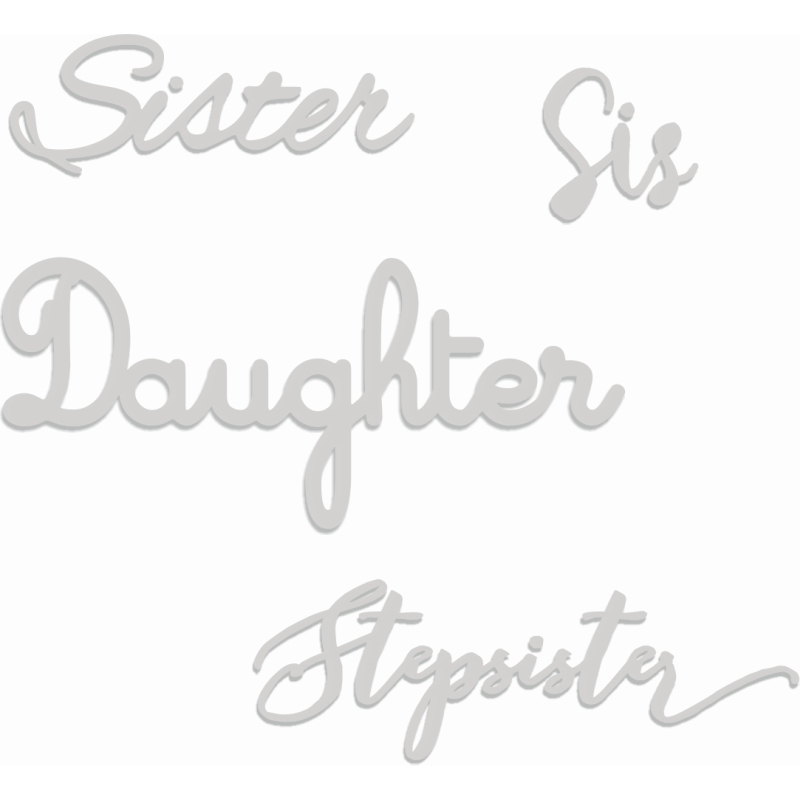 Sweet Dixie Sister & More Sentiment die set by Sharon Callis