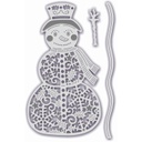 Sweet Dixie Filigree Snowman die set