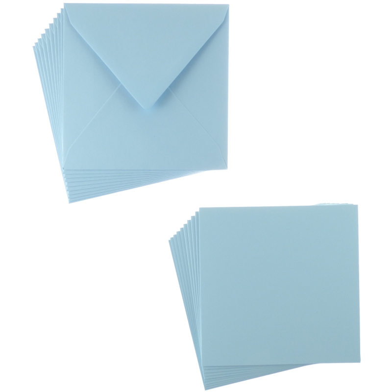 Sweet Dixie Blue Square Card & Envelopes (10)
