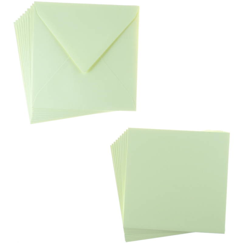 Sweet Dixie Yellow Square Card & Emvelopes (10)