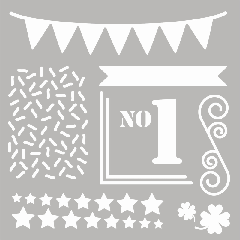 Sweet Dixie Congratulations Stencil