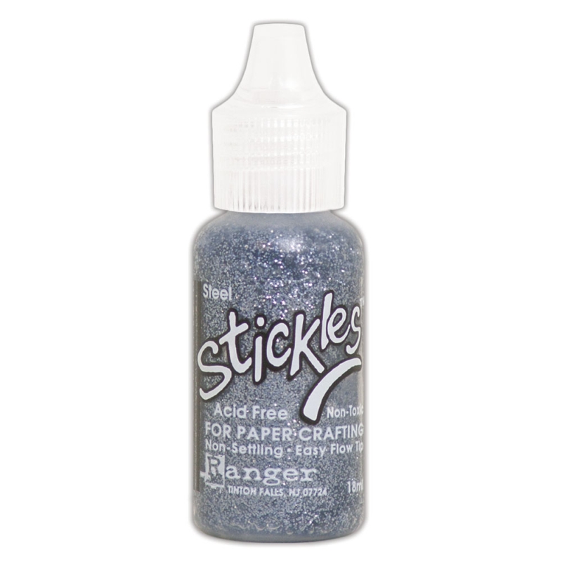 Stickles Glitter Glue - Steel  