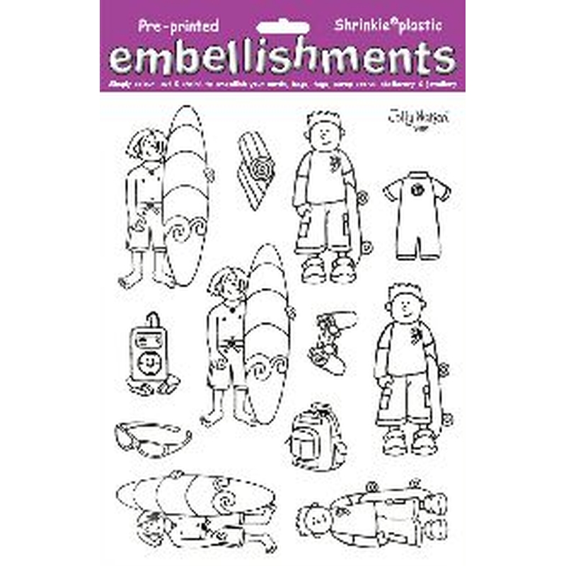 Shrink Art - Jolly Nation Surfer/Skater