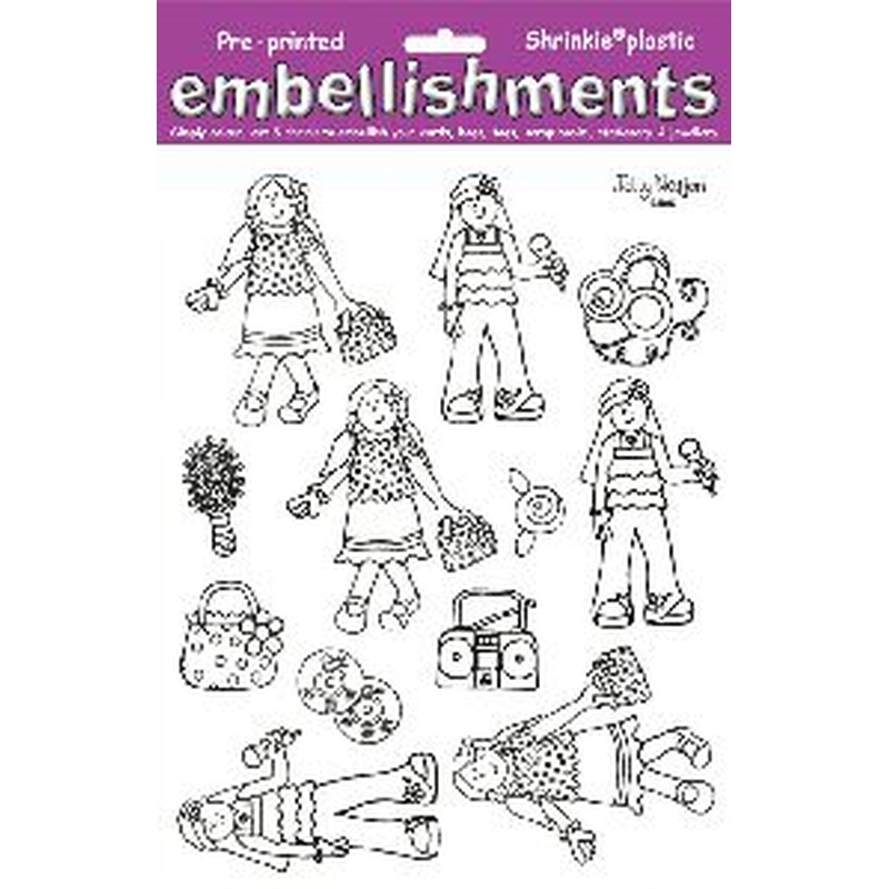 Shrink Art - Jolly Nation Fashion/Disco (A4 White)