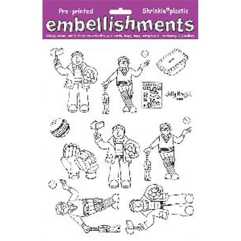 Shrink Art - Jolly Nation Football/Cricket (A4 White)