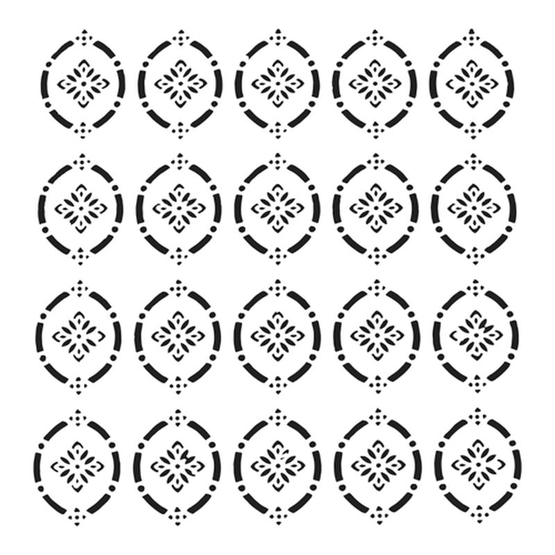 12x12 Stencil Pointelle