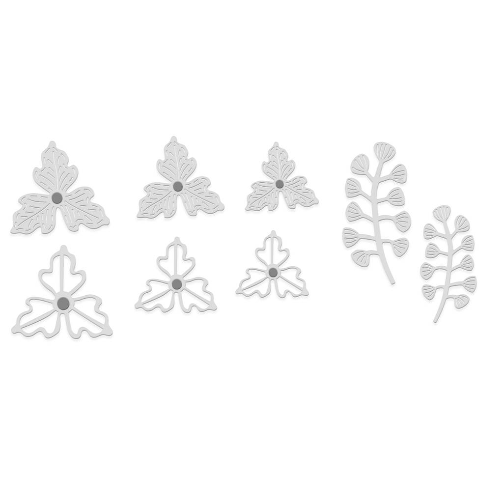 Sweet Dixie Tri Petal Flower die set