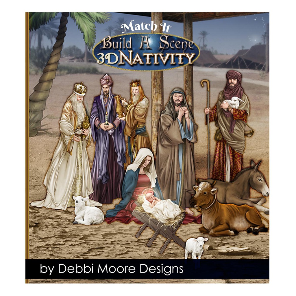 Build A Scene 3d Nativity Collection USB
