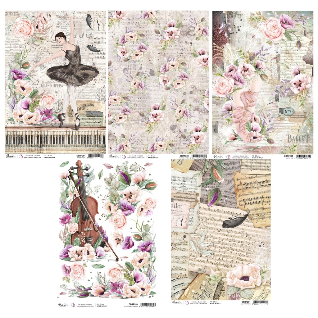 Ciao Bella Paper Le Cygne Noir Rice Paper Selection (5 designs)