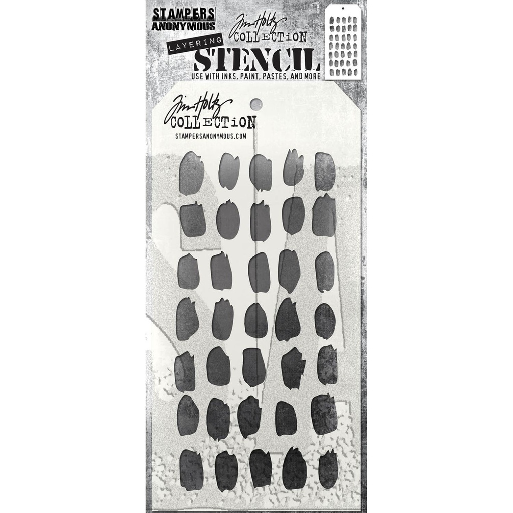 Tim Holtz Layering Stencil - Brush Mark