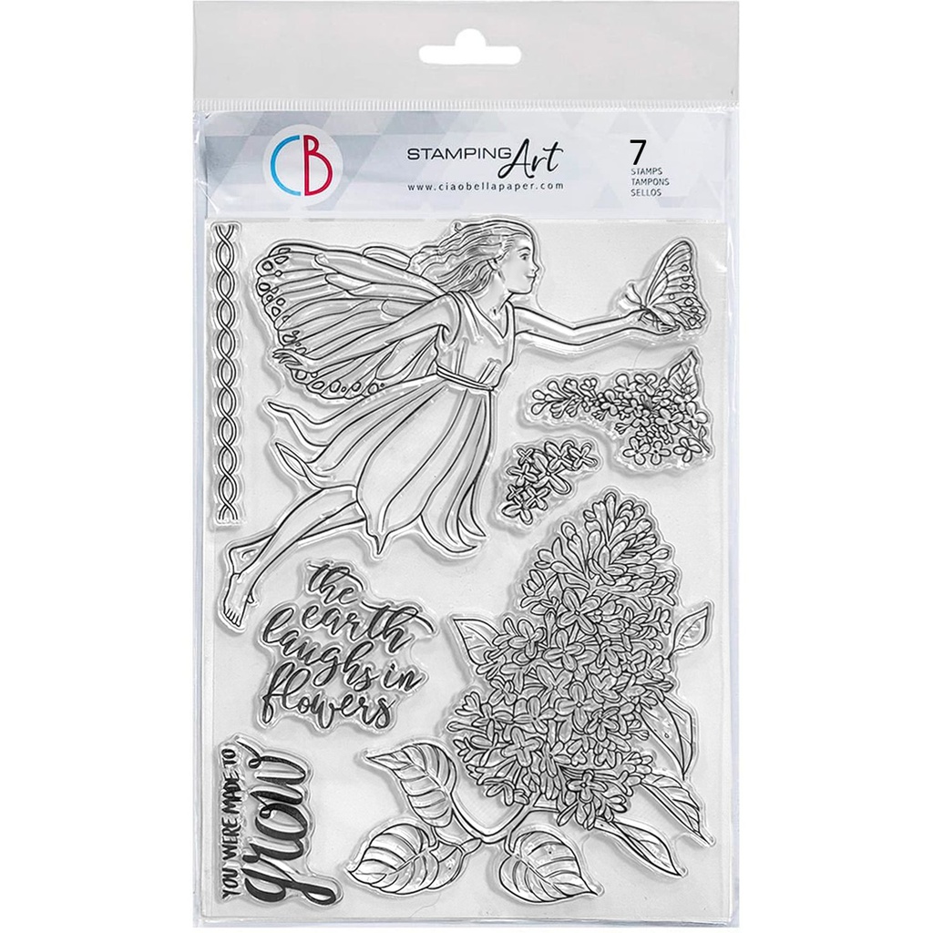 Ciao Bella Paper - Light Fairy 6"x8" Stamp Set  