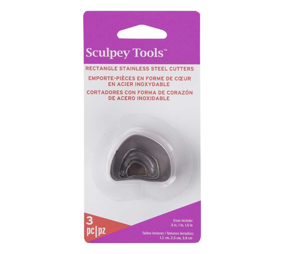 Sculpey Irregular Rectangle Cutter Set (3pc)