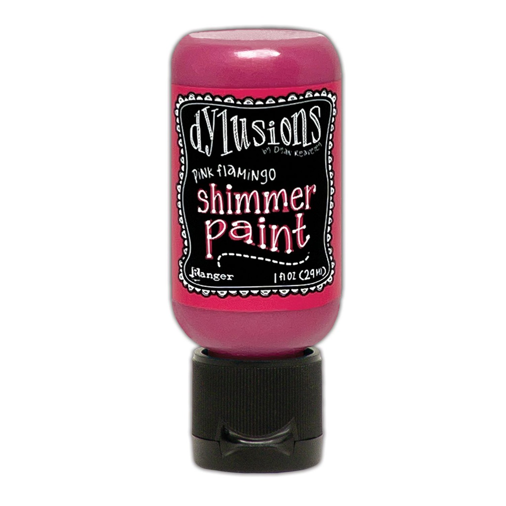 Dylusions Shimmer Paint - Pink Flamingo (1oz)