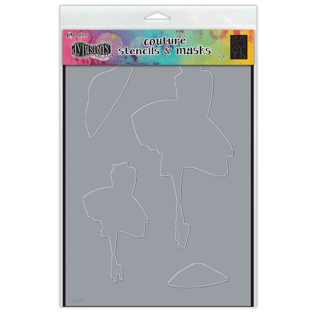 Dylusions Couture Stencils & Masks - Walk in the Park